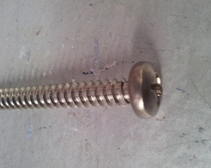 Tapping cros.reces.raised pan head screw 5.5x45 DIN7981 SST
